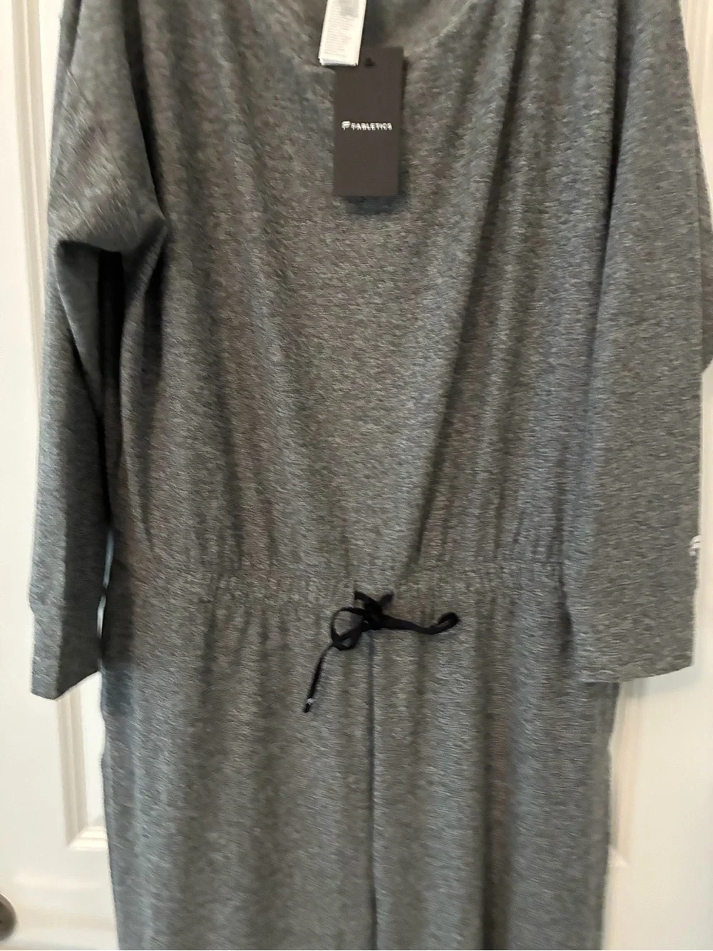 NWT Fablectics Cloud Jersey Off Shoulder Onesie sz XL $129 Cloud Jersey Unbeliev